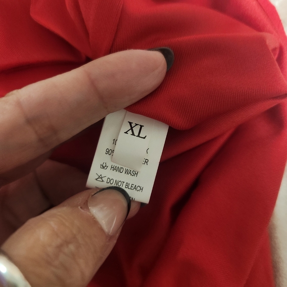 Amazon Ruched Red Dress - Picture 4 of 6